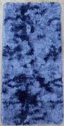 Czarnoszary stylowy dywan typu Shaggy o wymiarach 160cm x 80cm