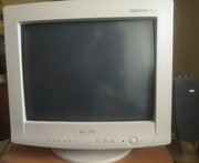 Retro zestaw komputerowy z drukarką sprawny