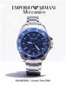 Nowy męski, elegancki zegarek Emporio Armani