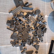 Lego szare elementy 150g 6