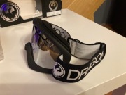 Gogle narciarskie dzieciece dragon +  szybka