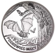 Srebrna moneta Podkowiec Mały 2010 - 0,84 oz uncji Ag 999. Czytaj opis