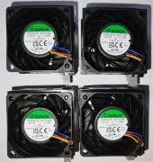 Zestaw 4x Wiatrak Wentylator DELL SUNON R740 WX75H VF60381B1-Q070-S99