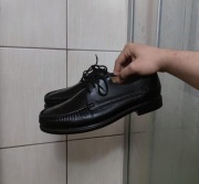 buty męskie 42 Bazard unisex Retro czarne wizytowe glany oficjalne skóra le