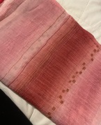 t063 tkanina zasłona szyfon kresz róż 4 m zasłony