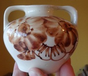 Wazonik malowany ręcznie. Dwa ucha.