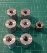 Nakrętka trapezowa 12x3 - nakrętki trapezowe stalowe cena za pakiet 7szt 