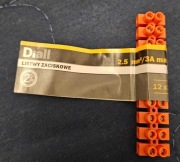 Listwa zaciskowa 10-torowa, 2,5mm2 / 3A max