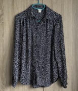 Ciemna Wzorzysta Koszula H&M M/38
