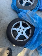 Alufelgi R14 4x100 + opony 165/70 R14 komplet 4 szt.