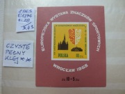 znaczki Fi 1276 Bl28 / Blok 39 Polska 1963r. SPORT Mistrzostwa czysty **