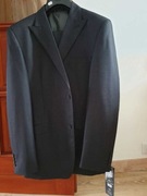 Garnitur męski NOWY DASTAN rozmiar 50/182 ciemny granat/szary