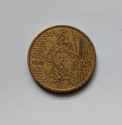 50 Euro centów - Francja 1999r,śr,24,25mm, waga 7,80g