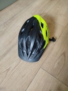 kask rowerowy model Rockrider MTB 500 czarno-żółty