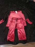 Komplet welurowy blink blink czerwony 