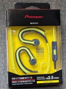 Nowe słuchawki sportowe Pioneer SE-E711T-Y | Wodoodporne | Mikrofon