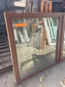 Okno drewniane 160x115 używane po demontażu