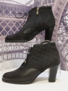 SALAMANDER damskie buty botki skórzane rozm.37