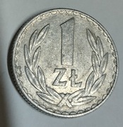 Moneta 1 zł 1976 rok.