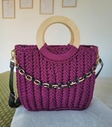 Torebka na szydełku na ramię 