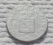 Saksonia Weimar Eisenach Karol Fryderyk Wettyn 1 srebrny grosz 1840A KM#199