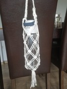 Siatka na butelkę filtrującą bidon makrama 