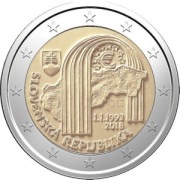 2 Euro - Słowacja z 2018 roku.