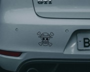 Naklejka One Piece Słomkowy Kapelusz – Kolor Czarny