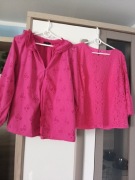 Dwie koronkowe bluzeczki w rozmiarze M