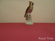 Royal Dux piękny duży ptak Figurka porcelana