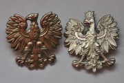 PRL, III RP, dwa orły na czapkę