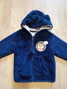 Bluza granatowa poarowa chłopięca zamek 92 NOWA