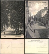 KIELCE Ogród miejski + ul. Konstantego zestaw 2 pocztówki