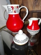 Freiberger Porzellan stara porcelana dzbanek mlecznik vintage 