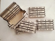 Podstawki pod piwo palety Euro sklejka prezent na Dzień Ojca