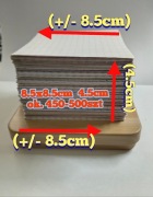 Karteczki w Kratkę, Mini Kostka Notatnikowa 8.5x8.5cm (ok. 450-500szt)