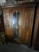 Stara szafa przeszklona lata 20-te międzywojenne 