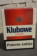 Opakowanie po papierosach Klubowe