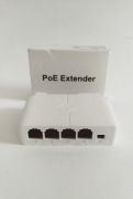 Przełącznik Switch PoE Extender 1 xPoE IN 3 xPoE OUT 4 Portowy