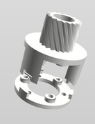Zębatka hamulca elektrycznego Citroën C5 X7 / Peugeot 508