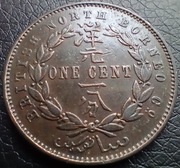 1 CENT North Borneo 1884r.