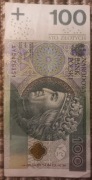 Banknot 100zł seria AY stan dobry
