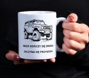 Kubek OFFROAD 4x4 – Z błota zrodzony / prezent – personalizowany
