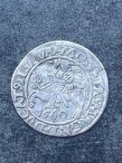 Półgrosz 1560 r. , Polska Zygmunt II August, Wilno , L/LITVA ładny
