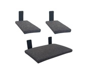 Zestaw dla kota dwa schodki 10x25 cm i jedna półka 30x25 cm