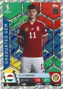 TOPPS MATCH ATTAX EURO 2024 GRADUATED GEM MILOS KERKEZ HUN 9