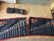 KLUCZE smata PŁASKO OCZKOWE 6-32 ZESTAW 17 SZT