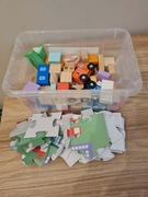Klocki drewniane  Drewniane Miasto pluz puzzle