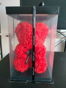 Miś z wiecznych róż - Prezent na walentynki