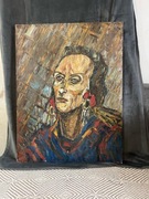 Obraz Indianin olejowy